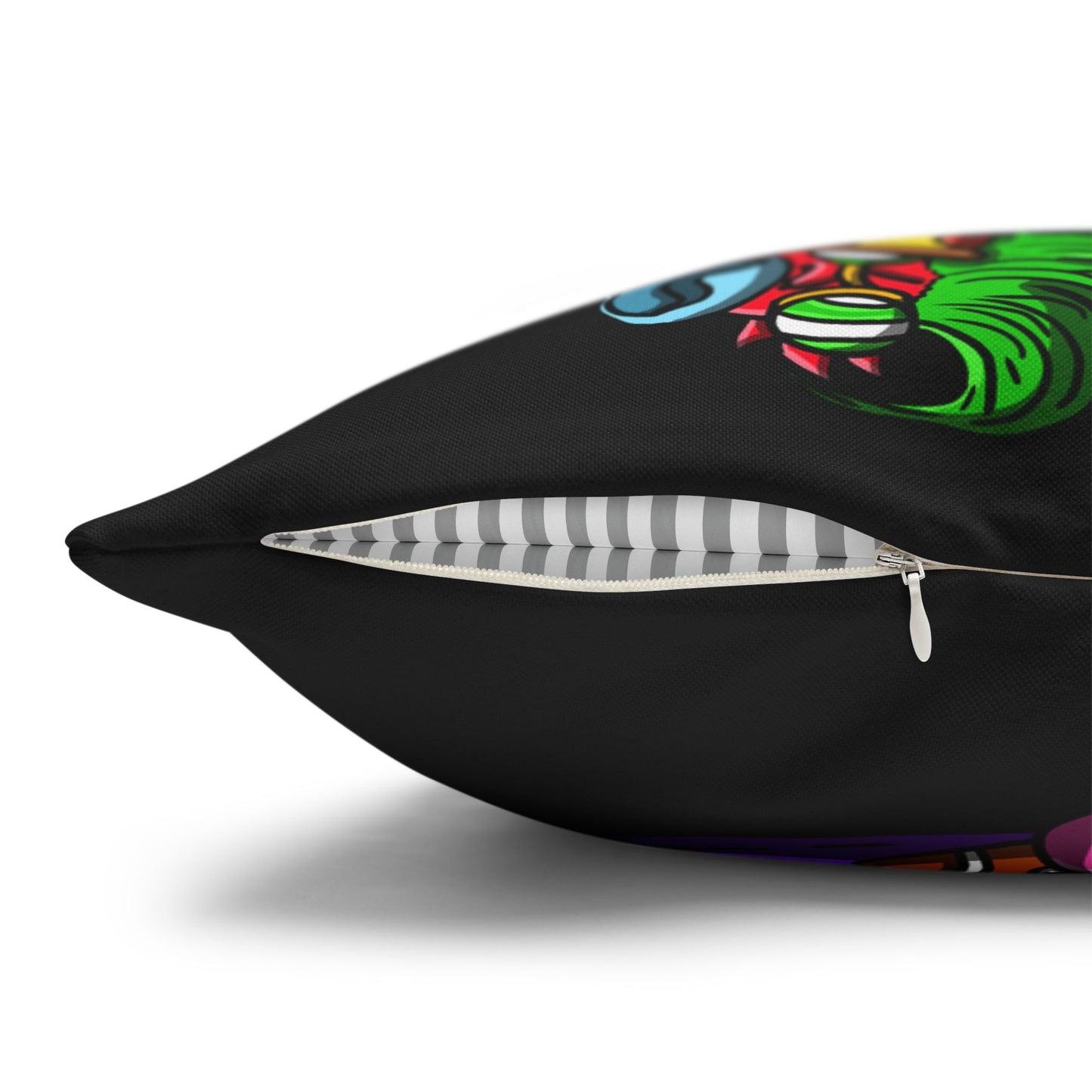 Spun Polyester Square Pillowcase