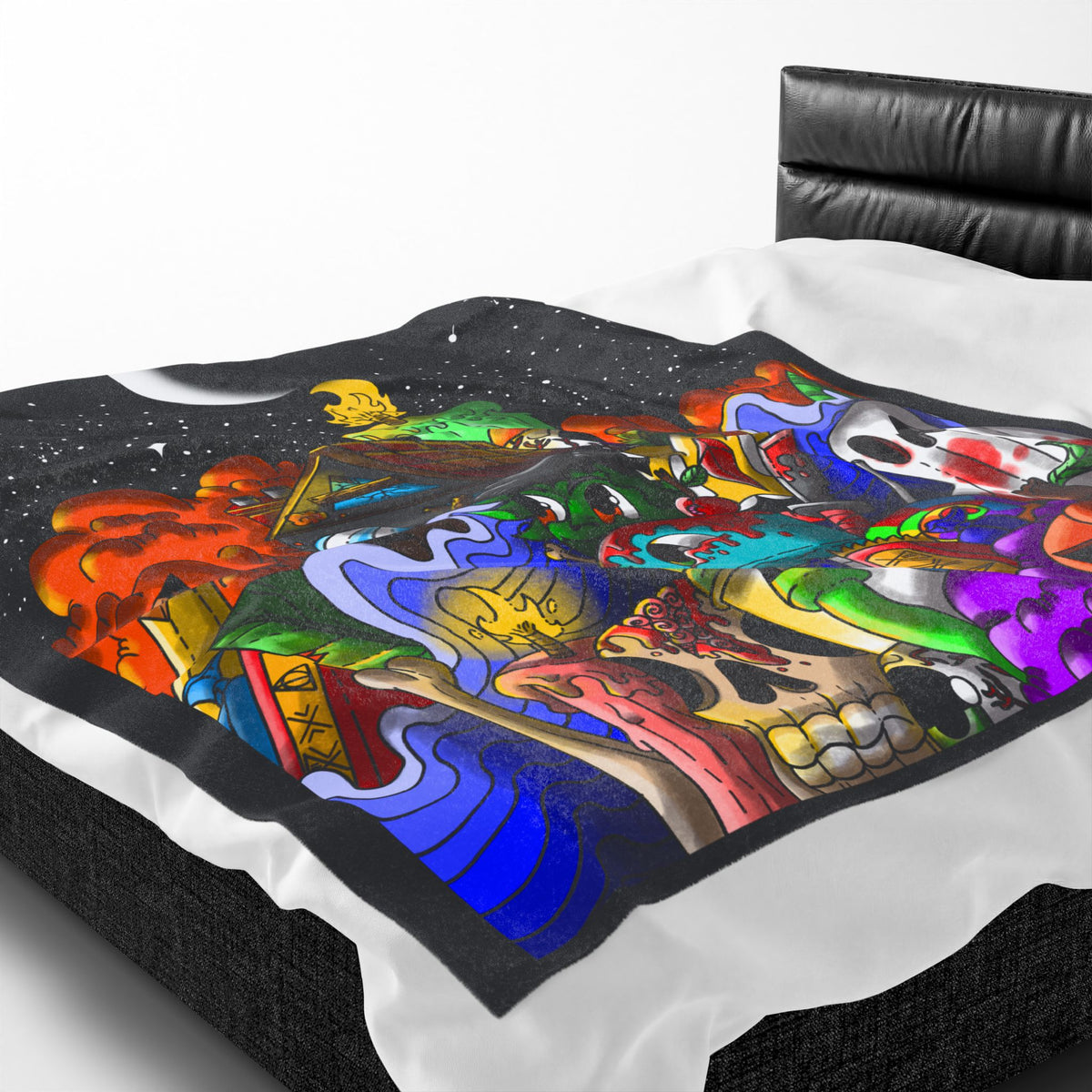 Halloween Velveteen Plush Blanket-60' x 80'