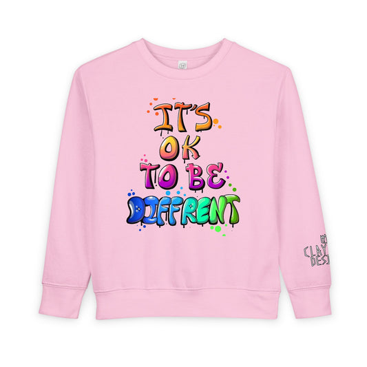 Toddler Sweatshirt-It's OK to be Different