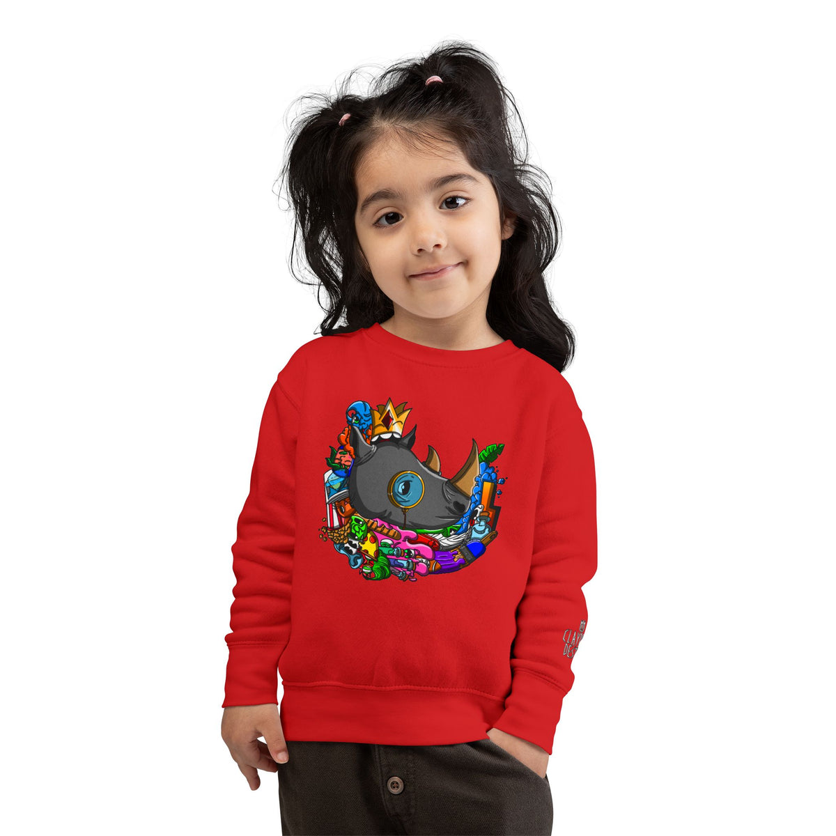 Toddler Sweatshirt-Rhino