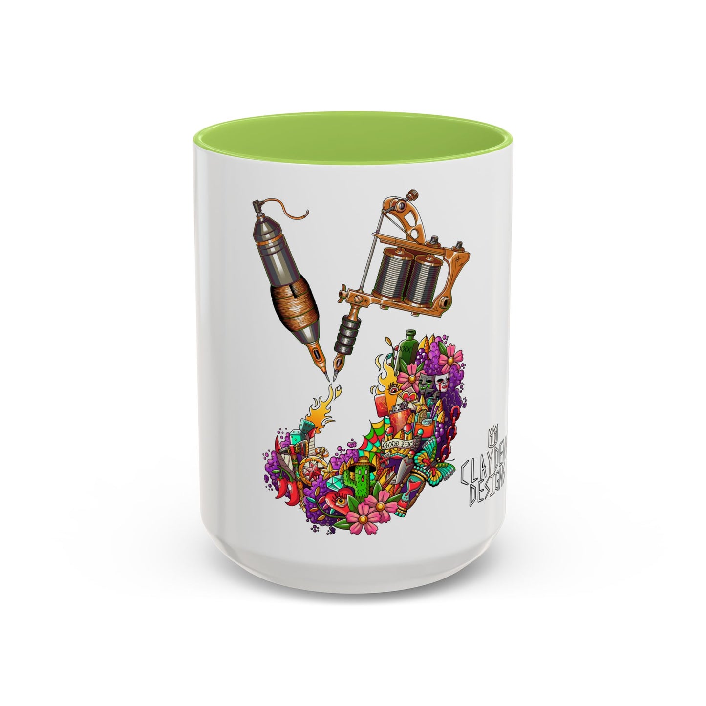 Accent Coffee Mug-Doodle Tattoo