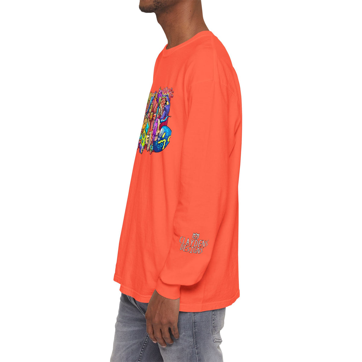 Unisex Garment-dyed Long Sleeve T-Shirt