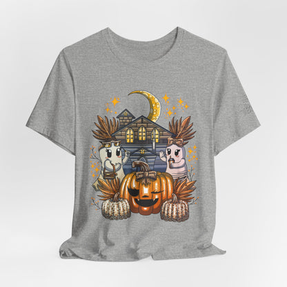 Halloween Pumpkin Unisex Jersey Short Sleeve Tee