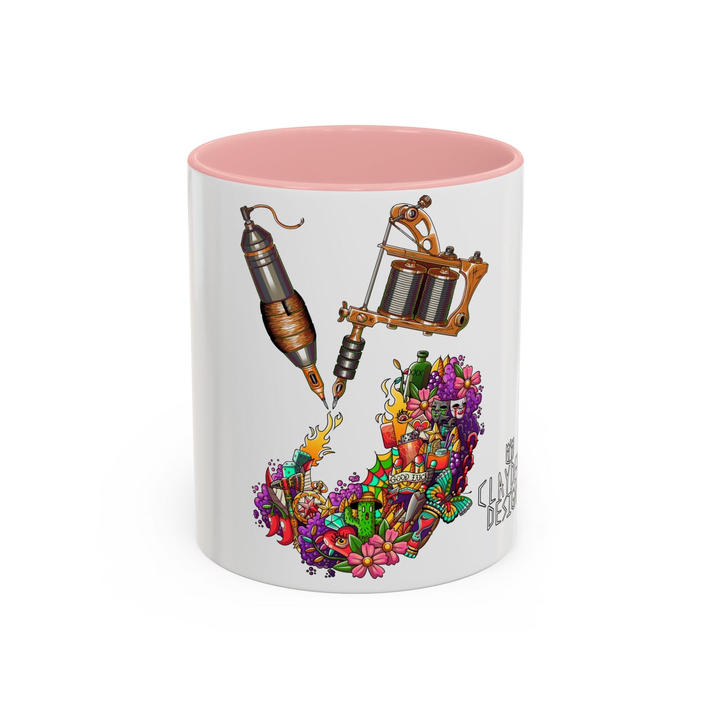 Accent Coffee Mug-Doodle Tattoo