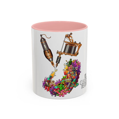 Accent Coffee Mug-Doodle Tattoo