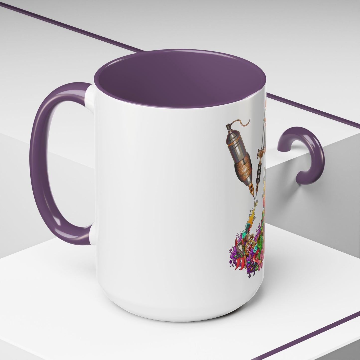 Accent Coffee Mug-Doodle Tattoo