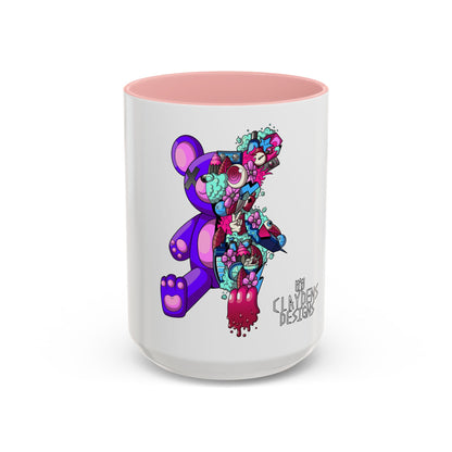 Accent Coffee Mug-Doodle Teddy