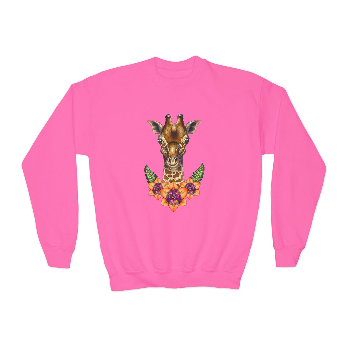 Giraffe Youth Crewneck Sweatshirt