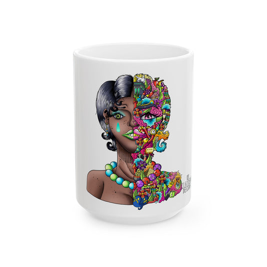 Ceramic Mug, (15oz)