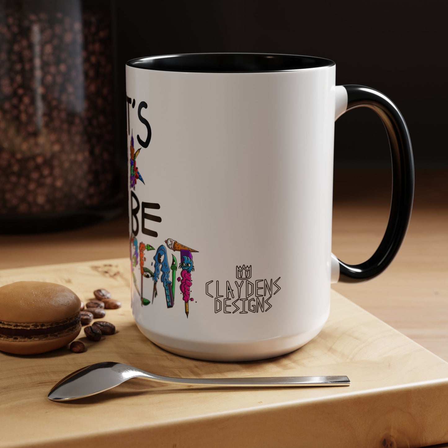 Accent Coffee Mug-Doodle It's OK to be Different