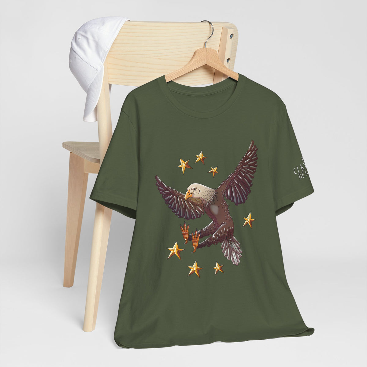 Unisex Jersey Short Sleeve Tee- Eagle
