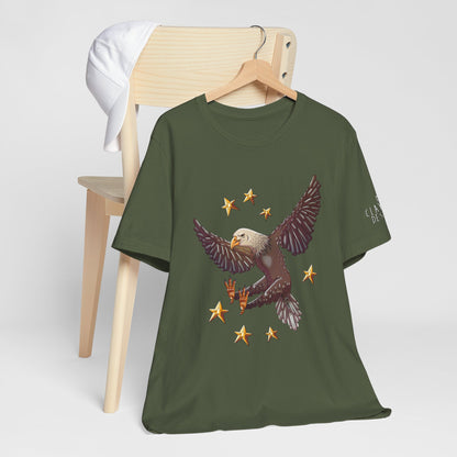 Unisex Jersey Short Sleeve Tee- Eagle