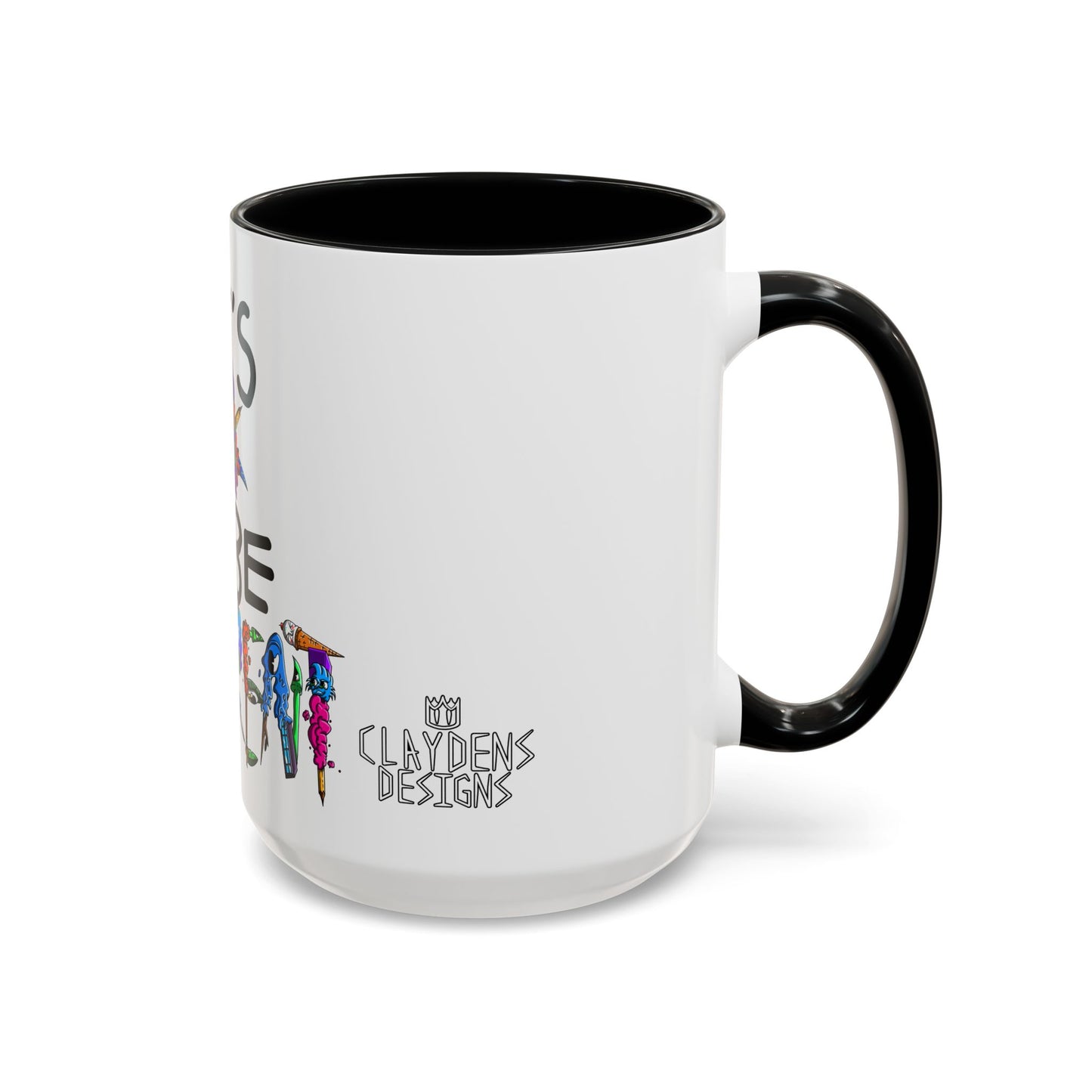 Accent Coffee Mug-Doodle It's OK to be Different