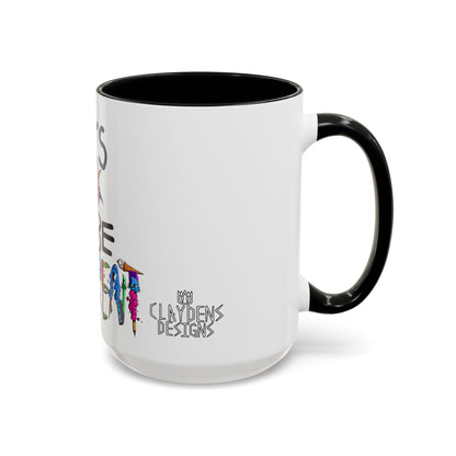 Accent Coffee Mug-Doodle It's OK to be Different