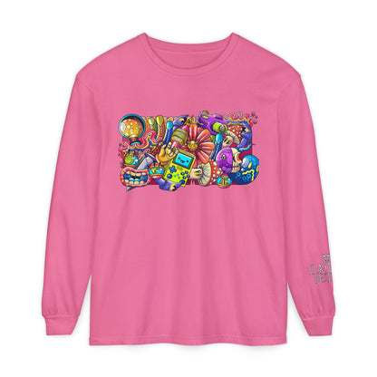 Unisex Garment-dyed Long Sleeve T-Shirt