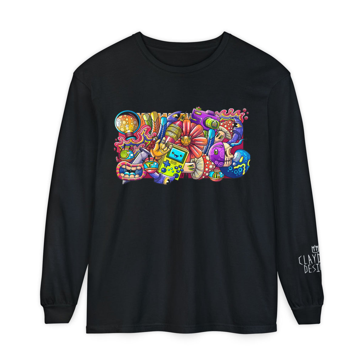 Unisex Garment-dyed Long Sleeve T-Shirt