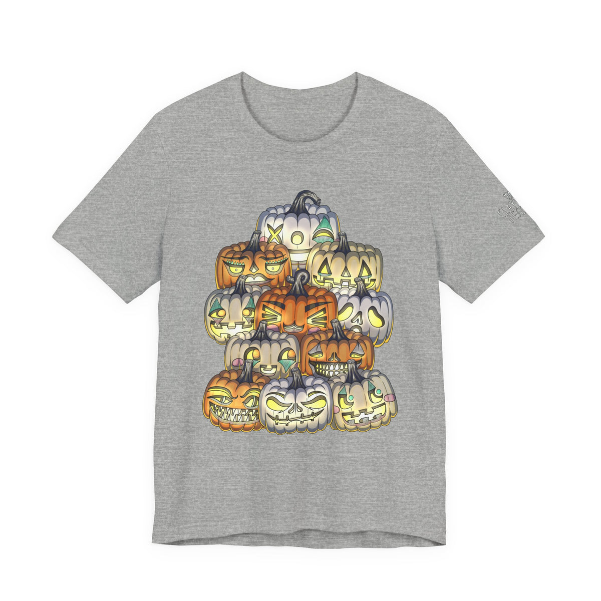 Halloween Pumpkin Unisex Jersey Short Sleeve Tee