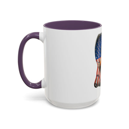 Accent Coffee Mug-American Flag