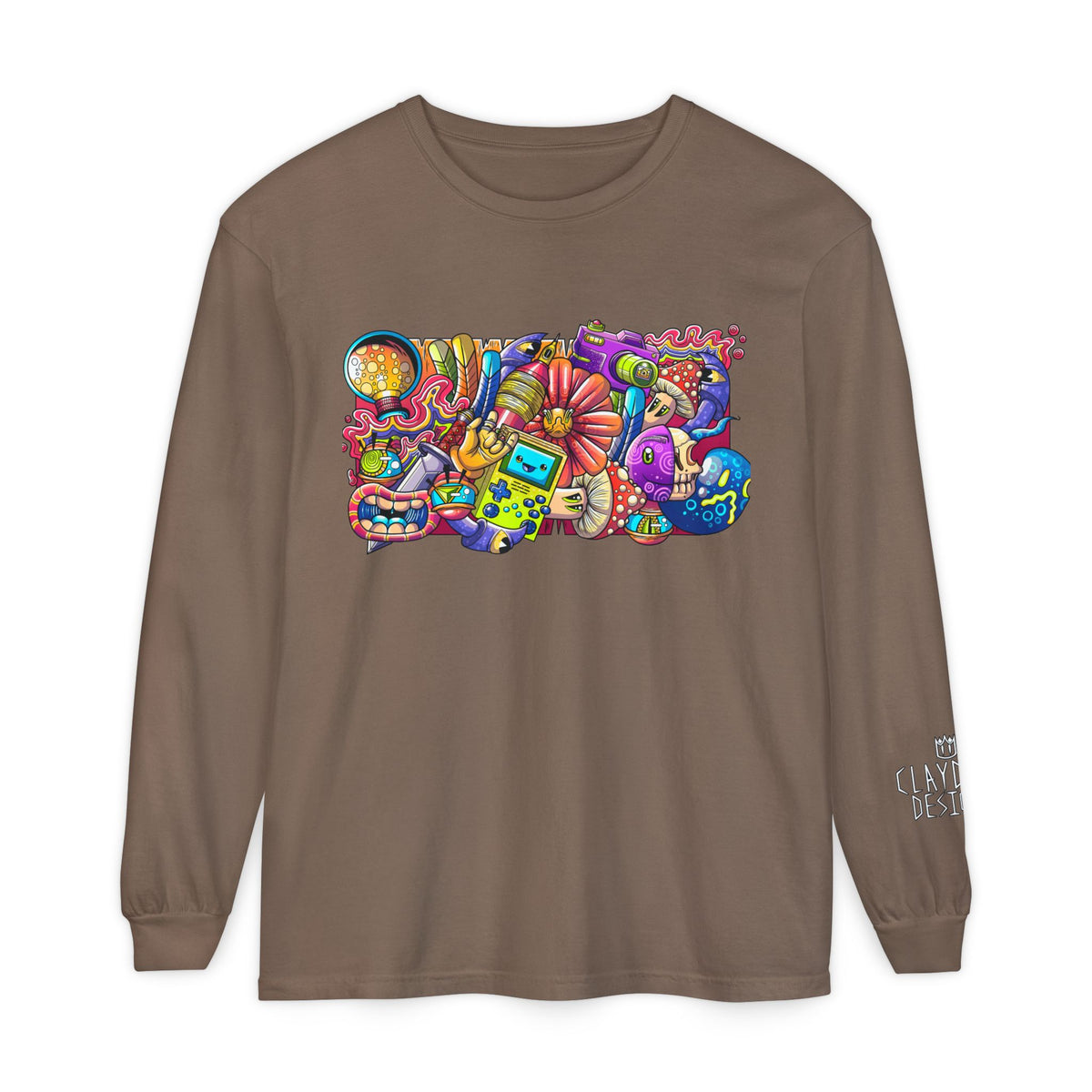 Unisex Garment-dyed Long Sleeve T-Shirt