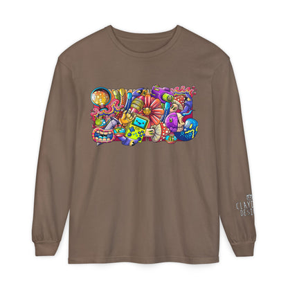 Unisex Garment-dyed Long Sleeve T-Shirt