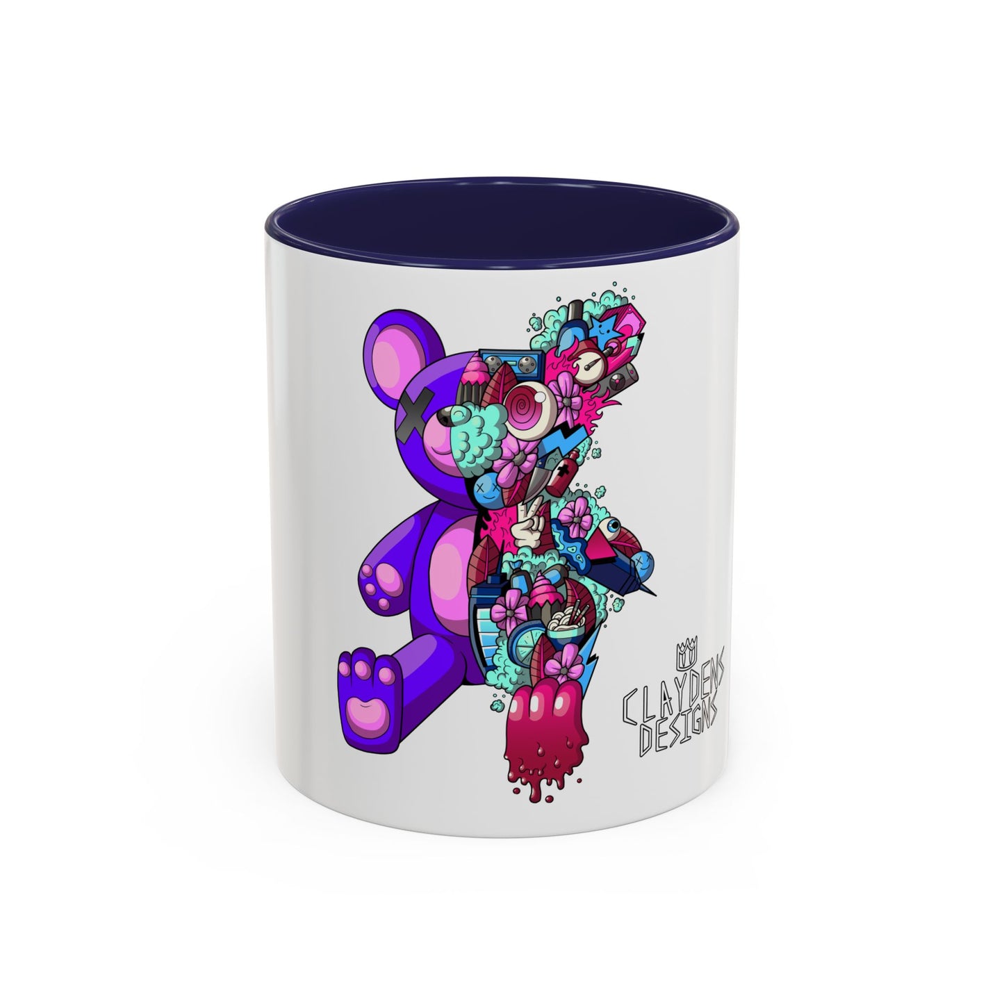 Accent Coffee Mug-Doodle Teddy