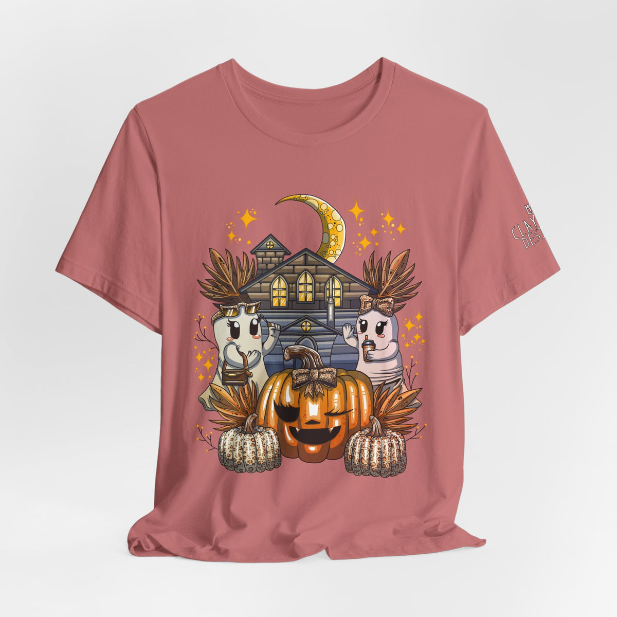 Halloween Pumpkin Unisex Jersey Short Sleeve Tee