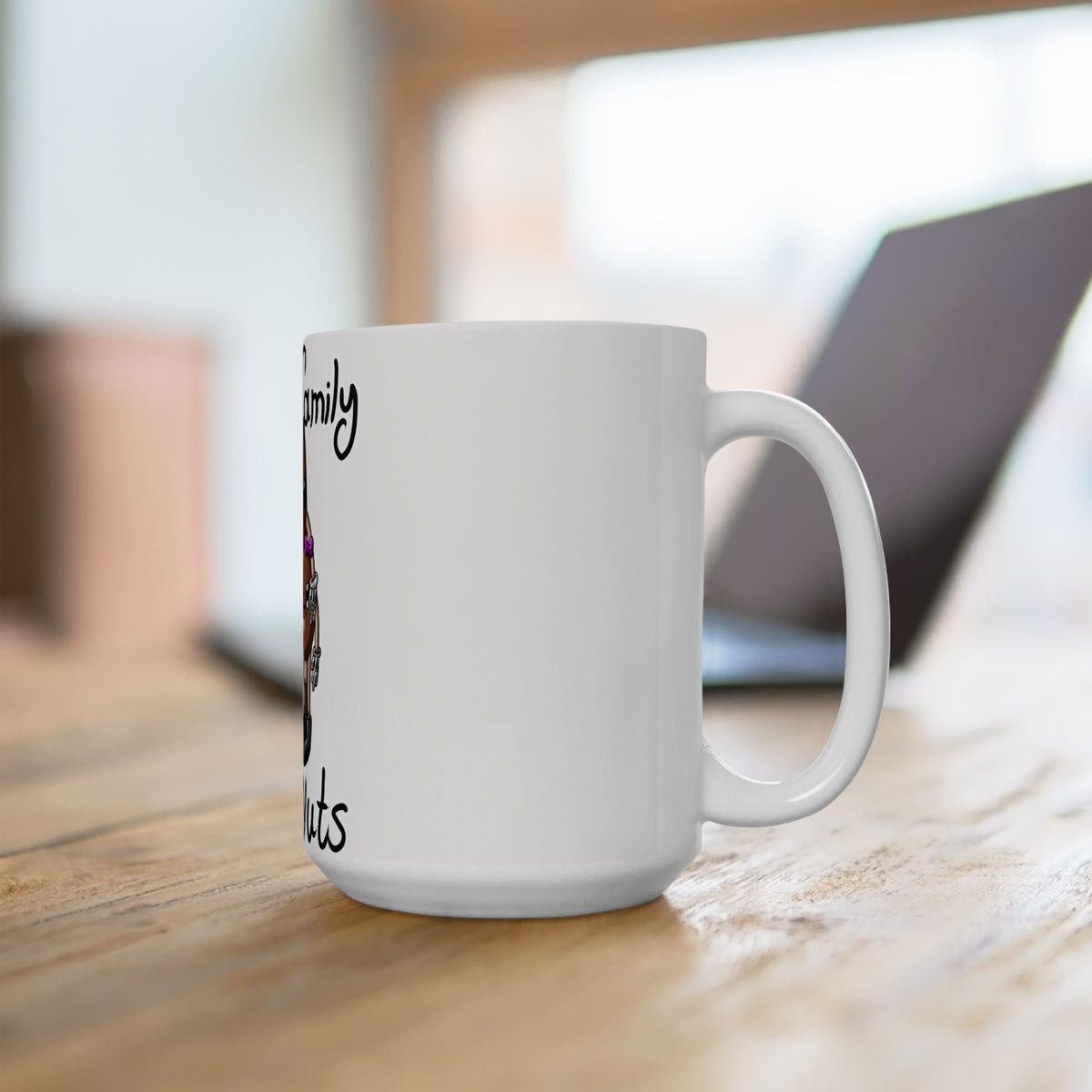 My Family is Nuts Ceramic Mug, (15oz)