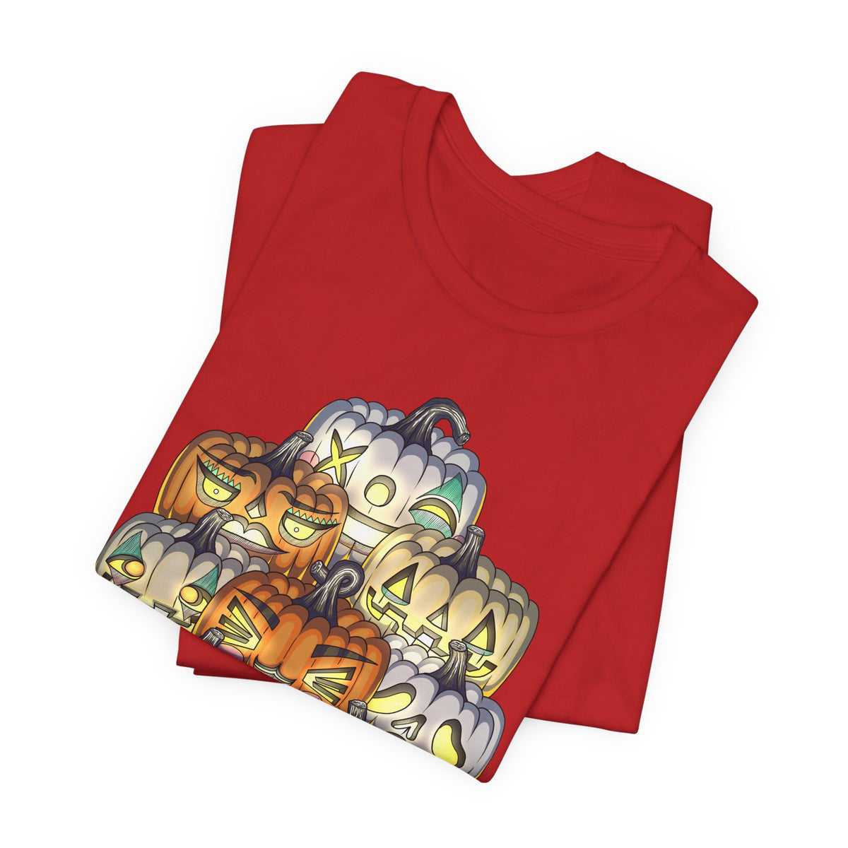Halloween Pumpkin Unisex Jersey Short Sleeve Tee