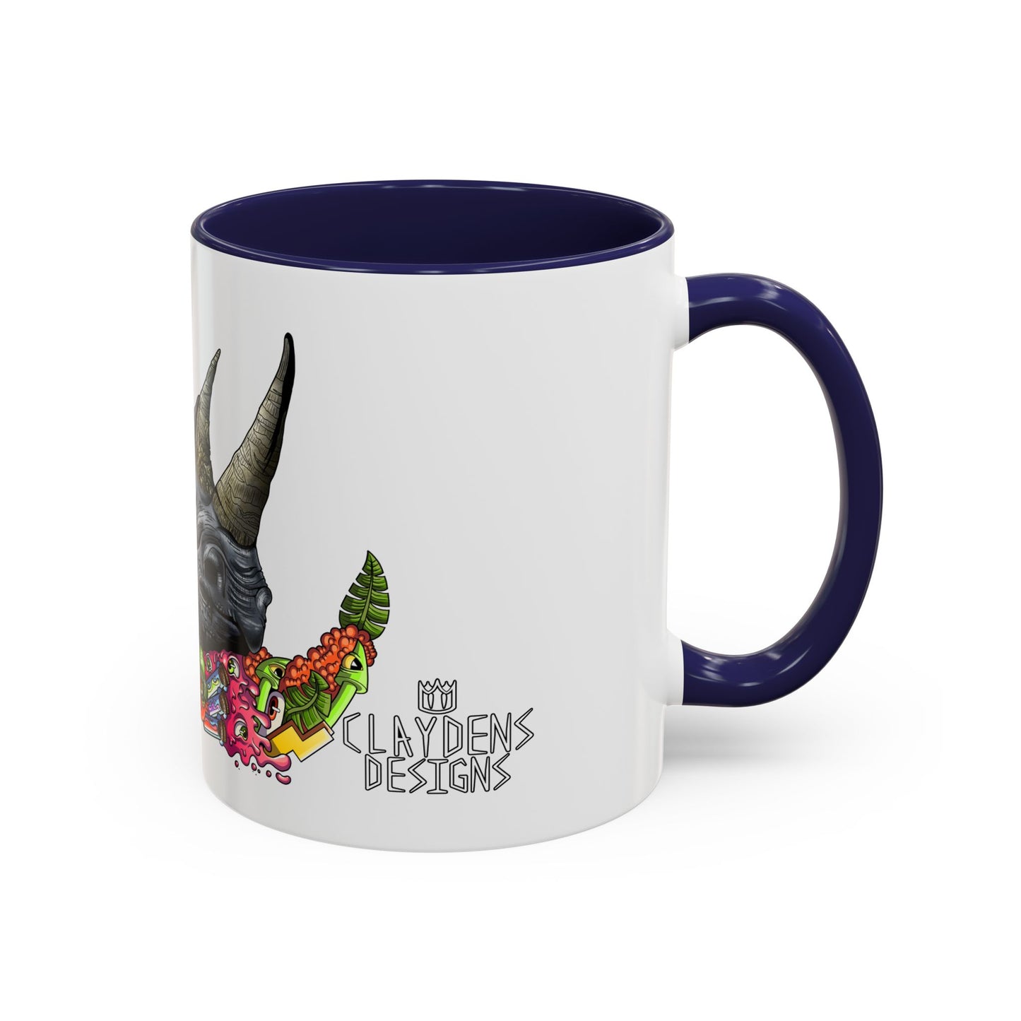 Accent Coffee Mug-Doodle Rhino