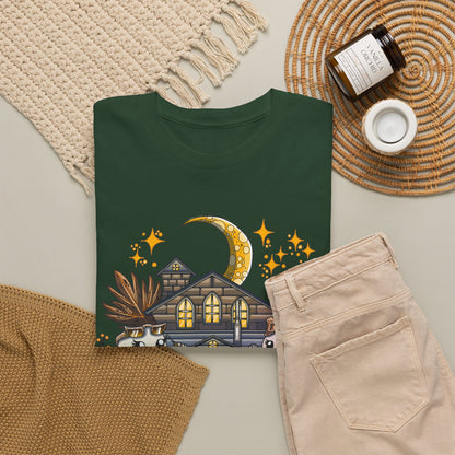 Adult Halloween Pumpkin Unisex Heavy Cotton Tee