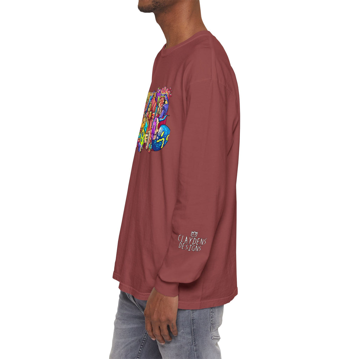 Unisex Garment-dyed Long Sleeve T-Shirt