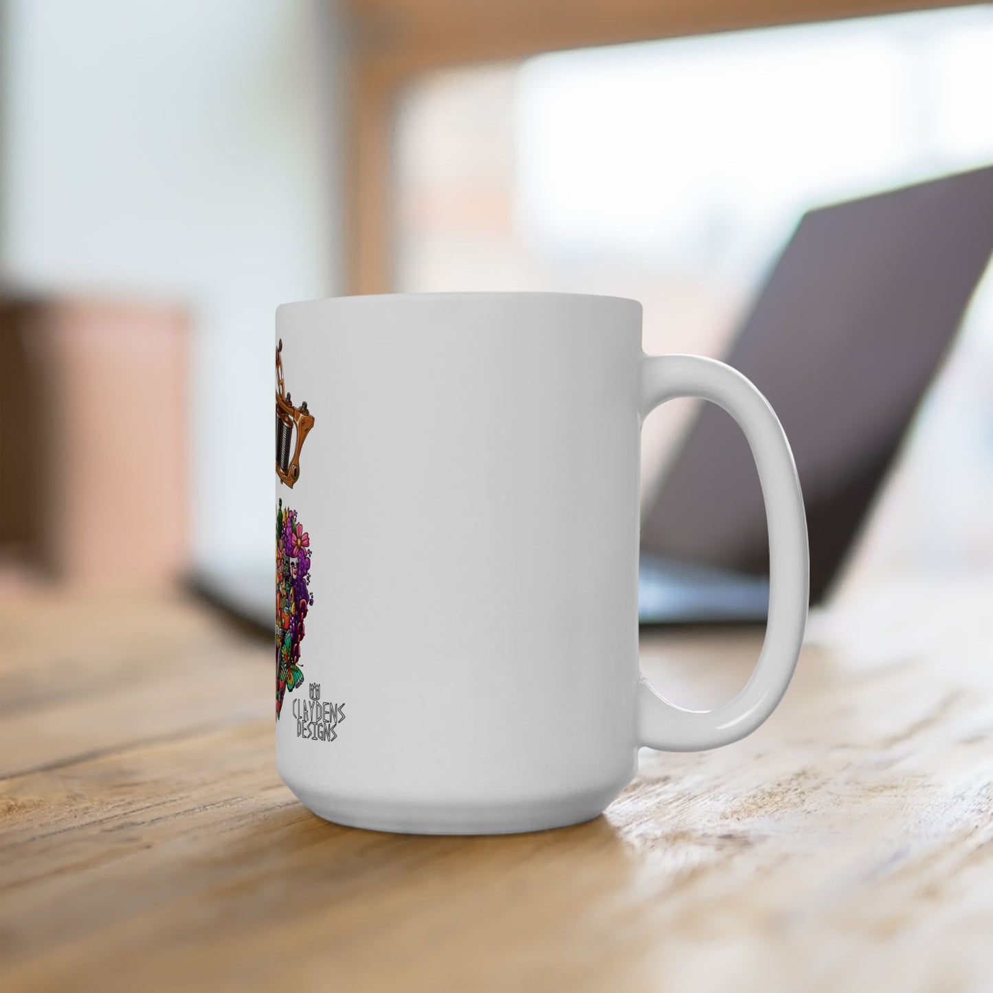Ceramic Mug, (15oz)