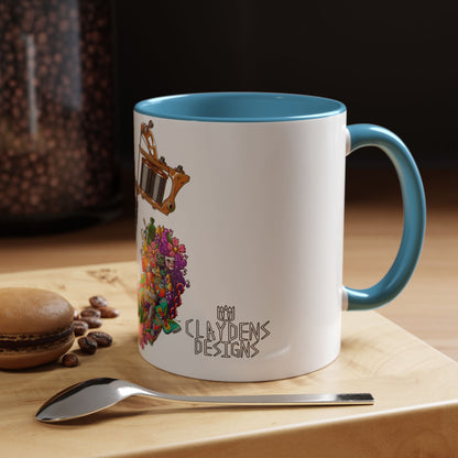 Accent Coffee Mug-Doodle Tattoo