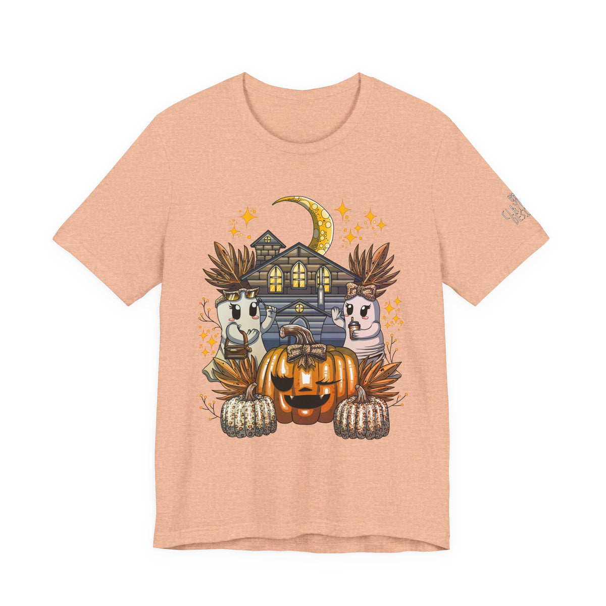 Halloween Pumpkin Unisex Jersey Short Sleeve Tee