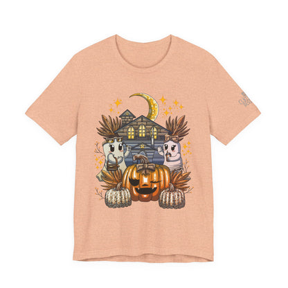 Halloween Pumpkin Unisex Jersey Short Sleeve Tee