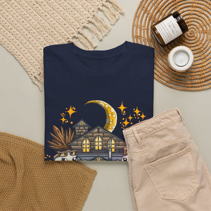 Adult Halloween Pumpkin Unisex Heavy Cotton Tee