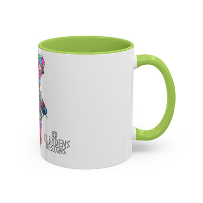 Accent Coffee Mug-Doodle Teddy