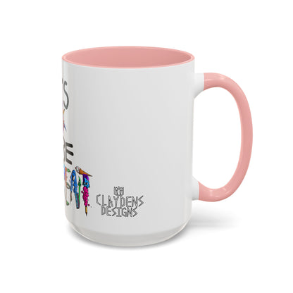 Accent Coffee Mug-Doodle It's OK to be Different