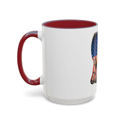Accent Coffee Mug-American Flag