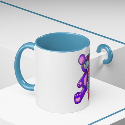 Accent Coffee Mug-Doodle Teddy