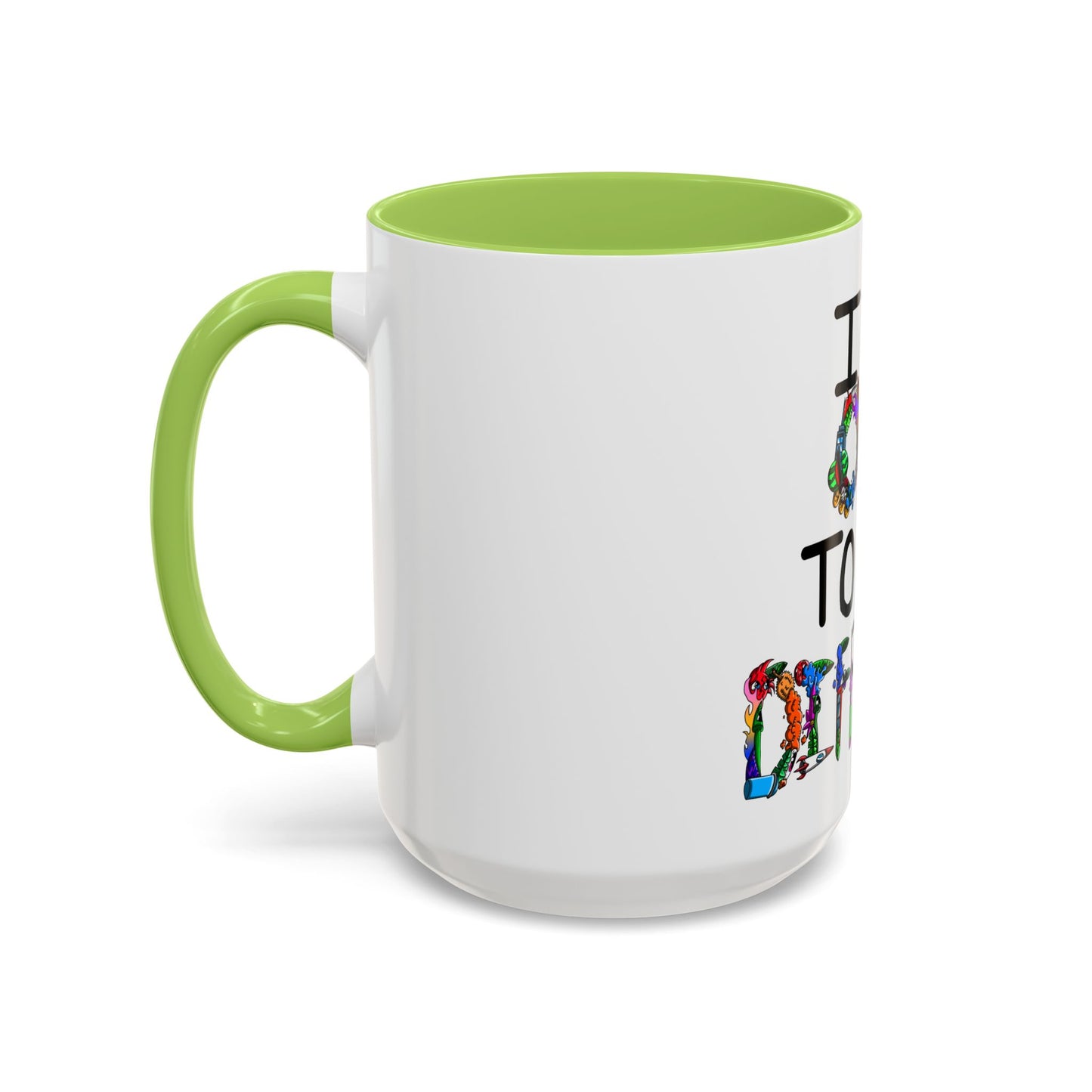 Accent Coffee Mug-Doodle It's OK to be Different