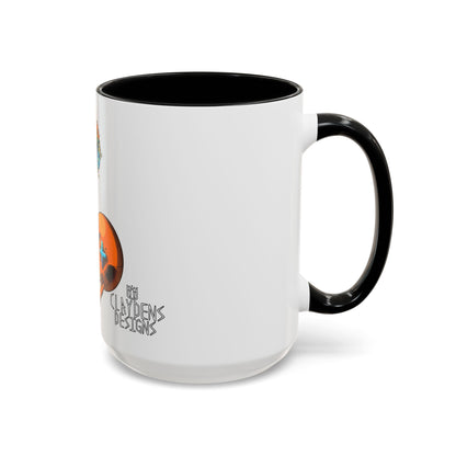 Accent Coffee Mug-Doodle Skull