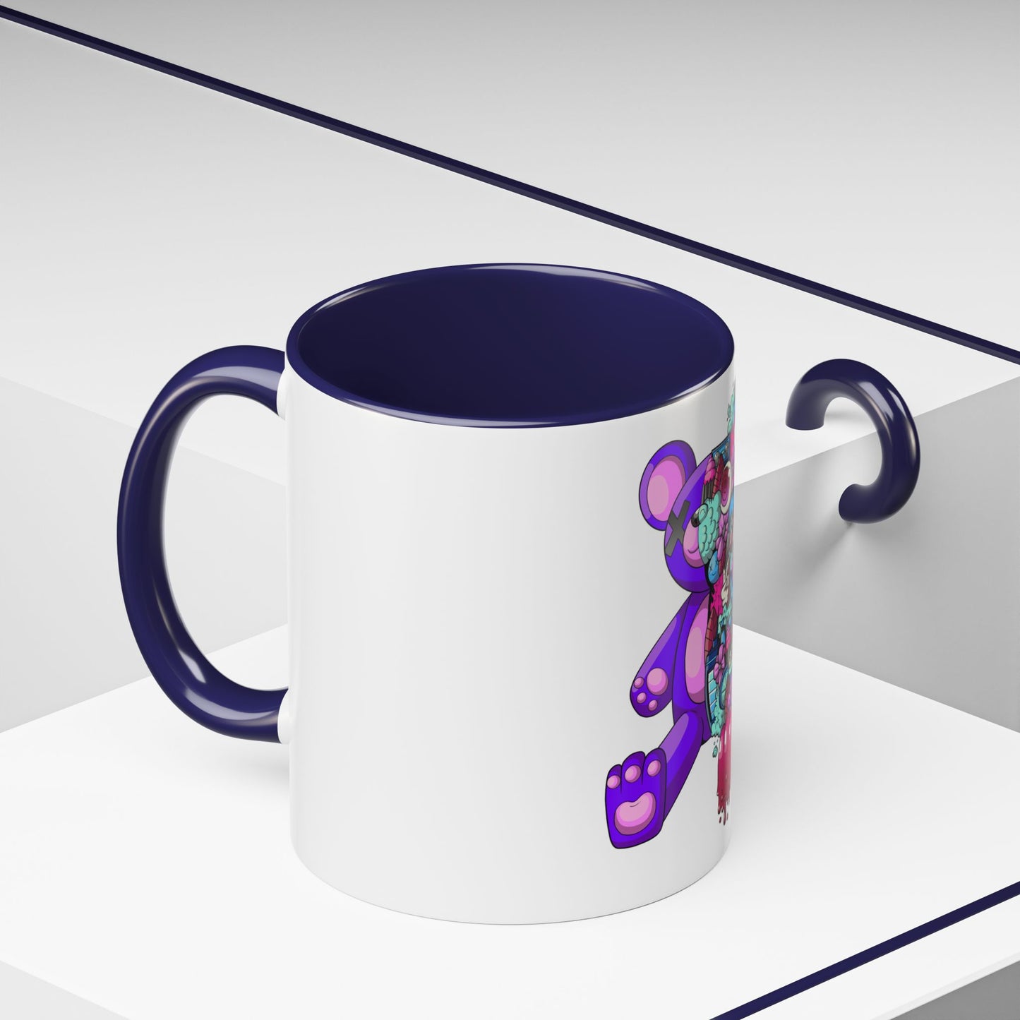 Accent Coffee Mug-Doodle Teddy