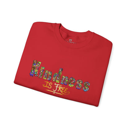 Kindness Is Free Unisex Heavy Blend™ Crewneck Sweatshirt