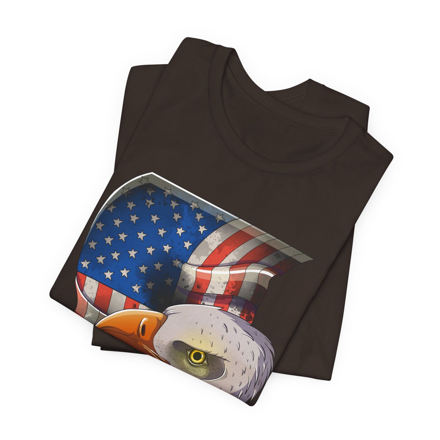 Bella+Canvas Unisex Jersey Short Sleeve Tee with print on sleeve