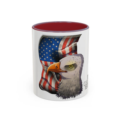Accent Coffee Mug-American Flag