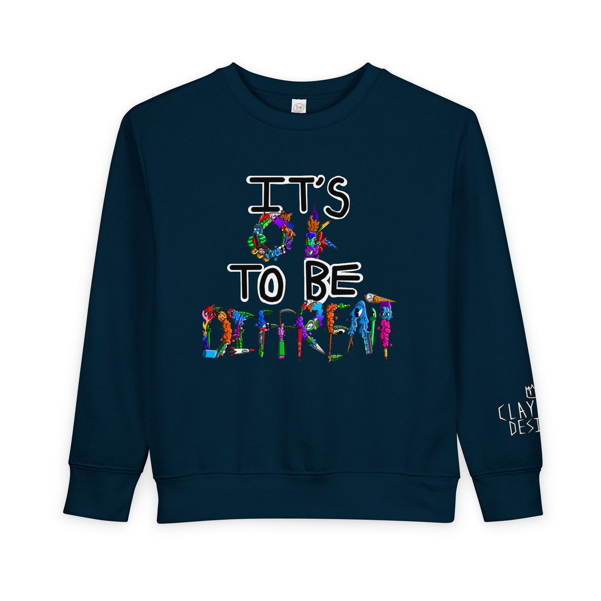 Toddler Sweatshirt-It's OK to be Different