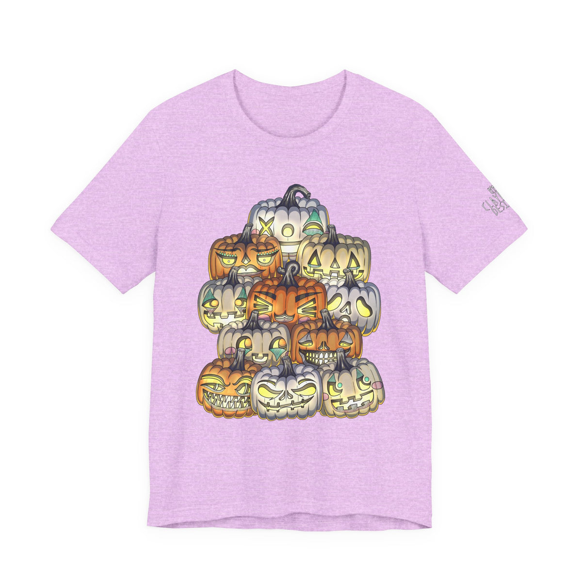 Halloween Pumpkin Unisex Jersey Short Sleeve Tee