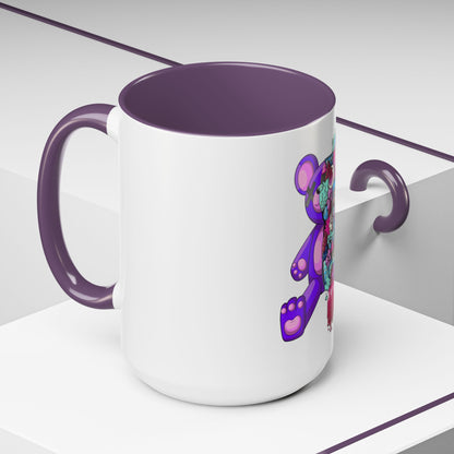 Accent Coffee Mug-Doodle Teddy