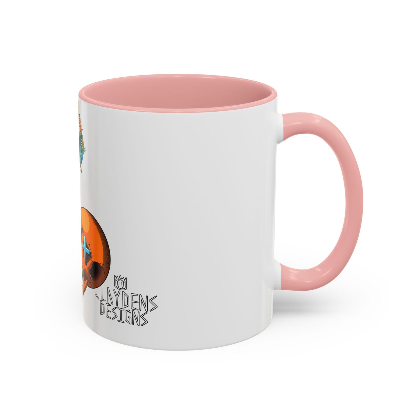 Accent Coffee Mug-Doodle Skull